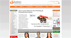 Desktop Screenshot of katonprinting.com