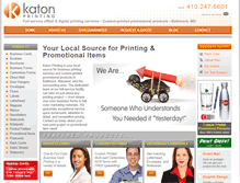 Tablet Screenshot of katonprinting.com